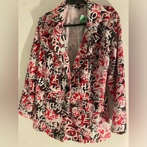 Brand New Graffiti style Blazer , size 1X